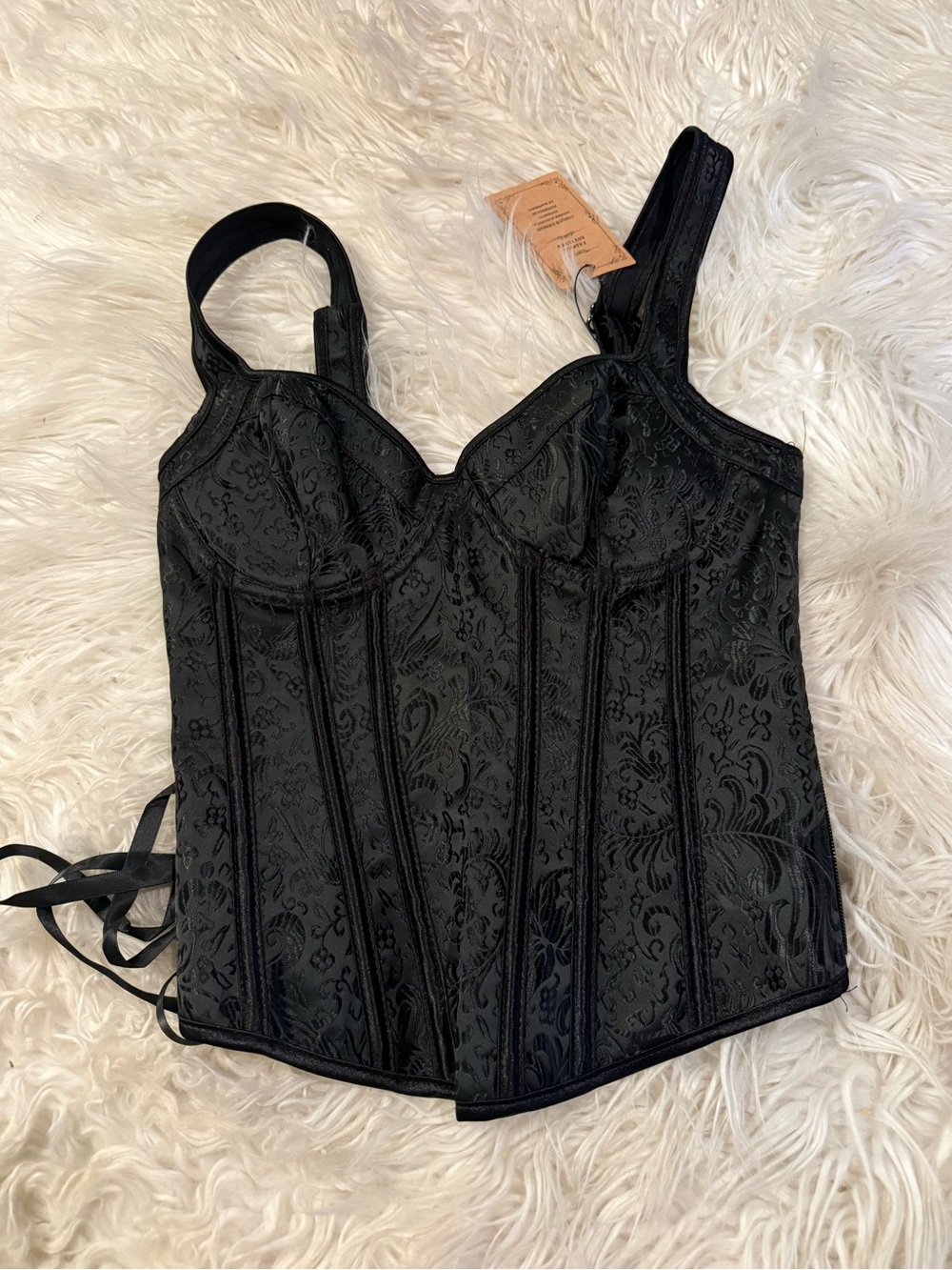 Women’s black corset